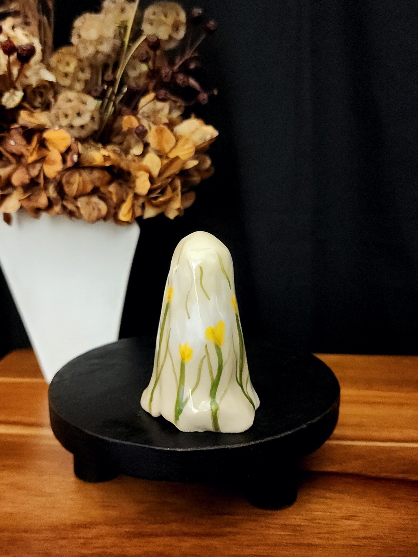 White Freesias - Ceramic Ghost