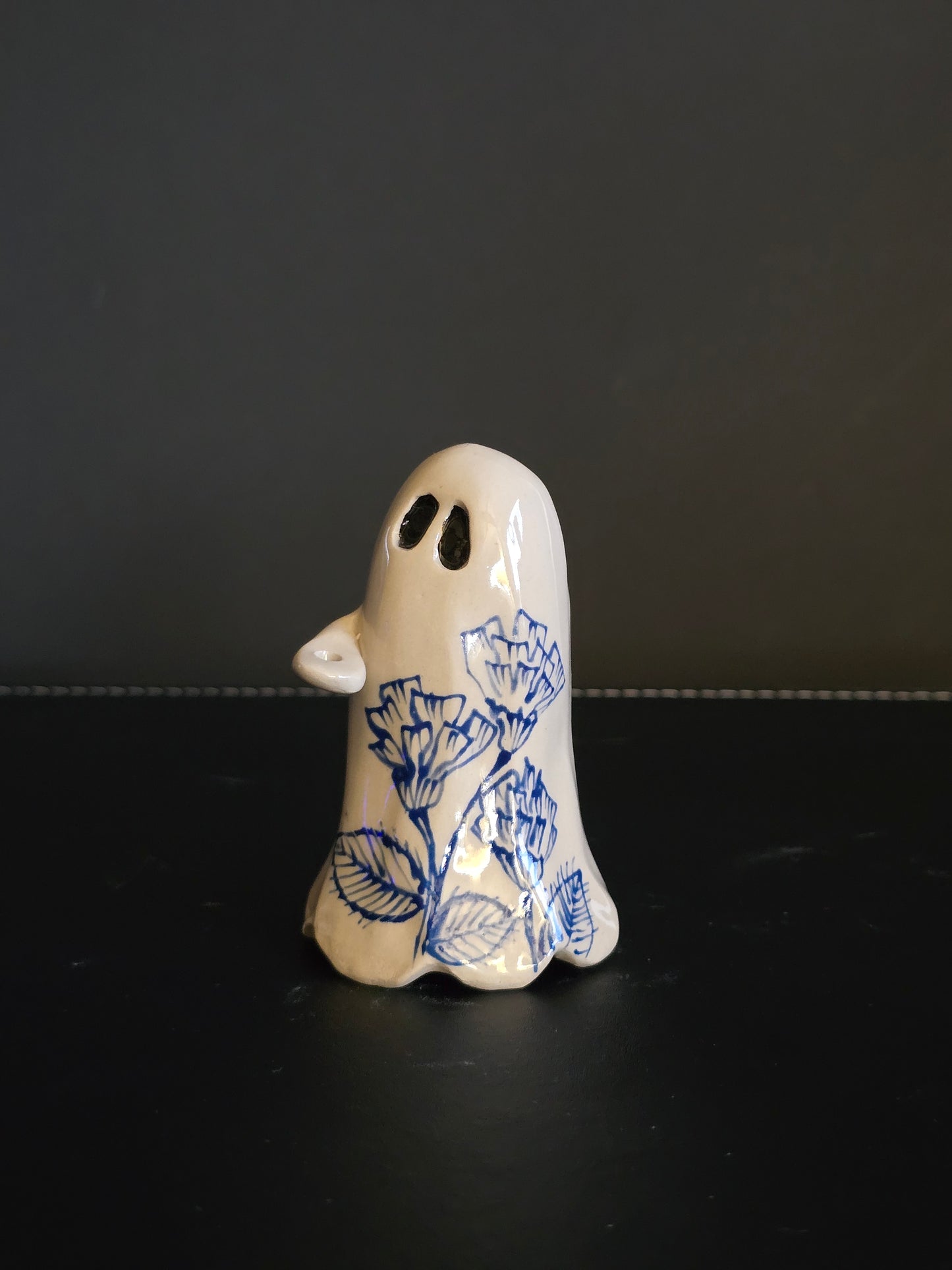 Bud Vase in Blue - Ceramic Ghost
