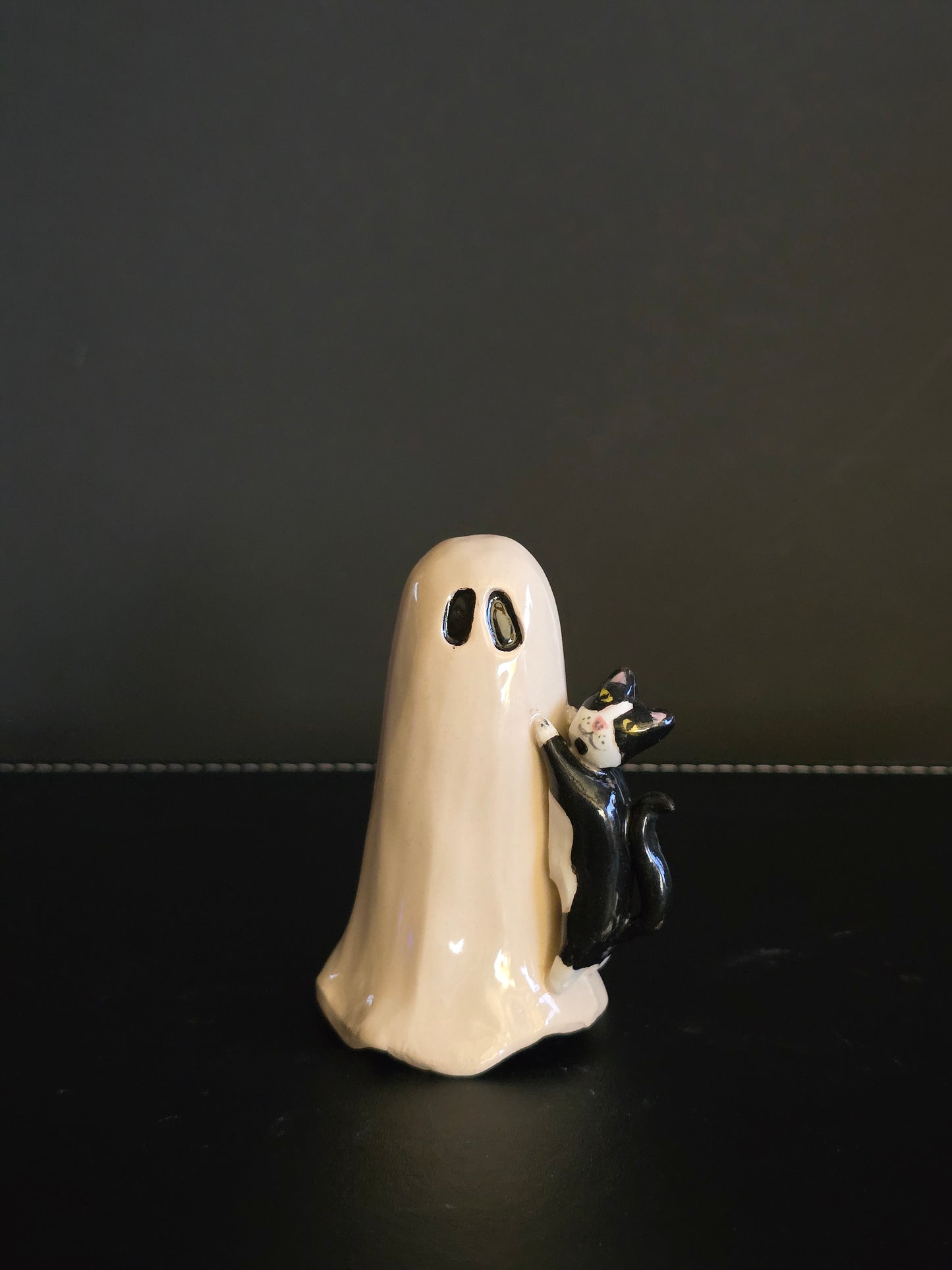 Tuxedo Familiar - Ceramic Ghost