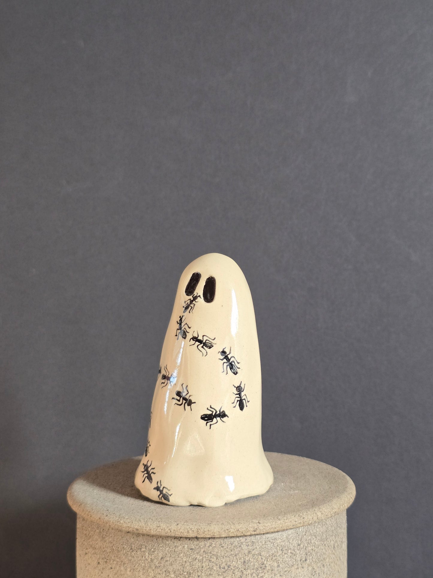 Ants No pants 2- Ceramic Ghost