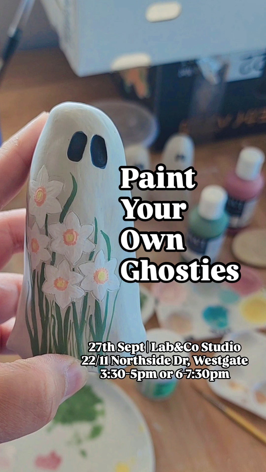 Paint Your Own Ghost Workshop - Sept 27