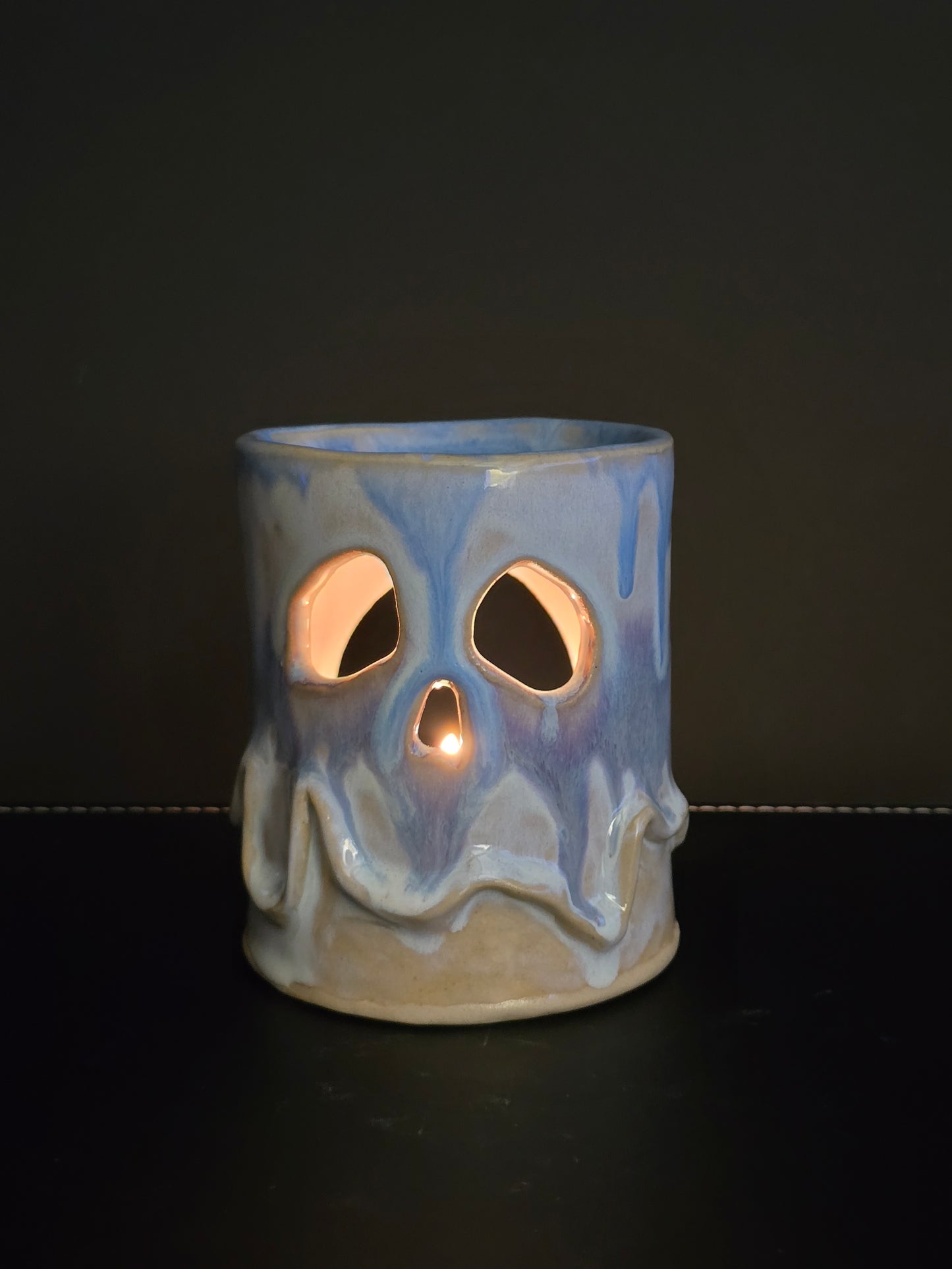 Drippy Wax Burner - Ceramic Ghost