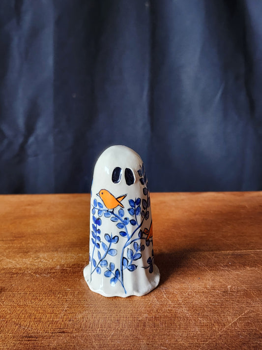 Birb and Blue - Ceramic Ghost