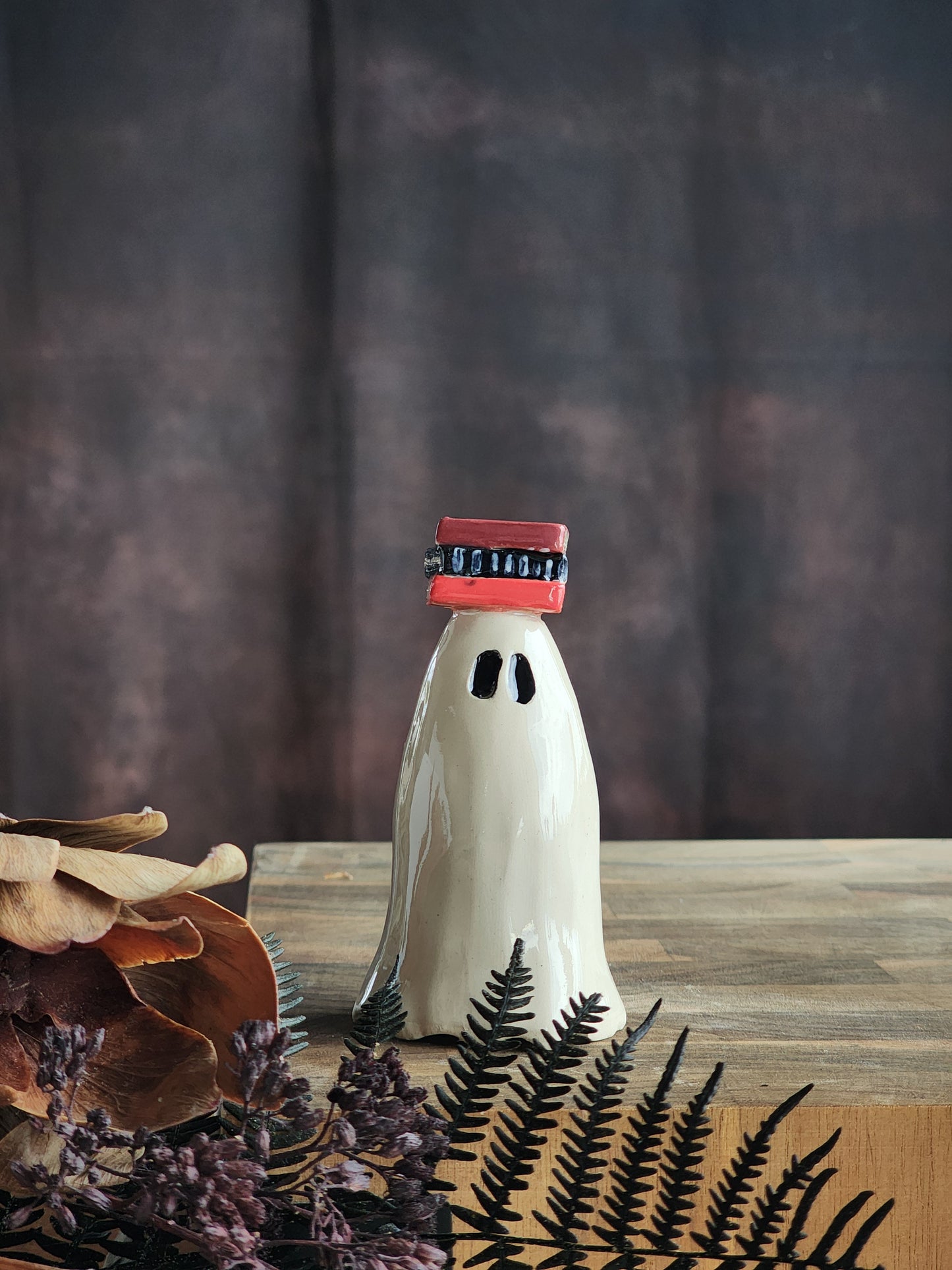 Bookish Boo Ceramic Ghost -2