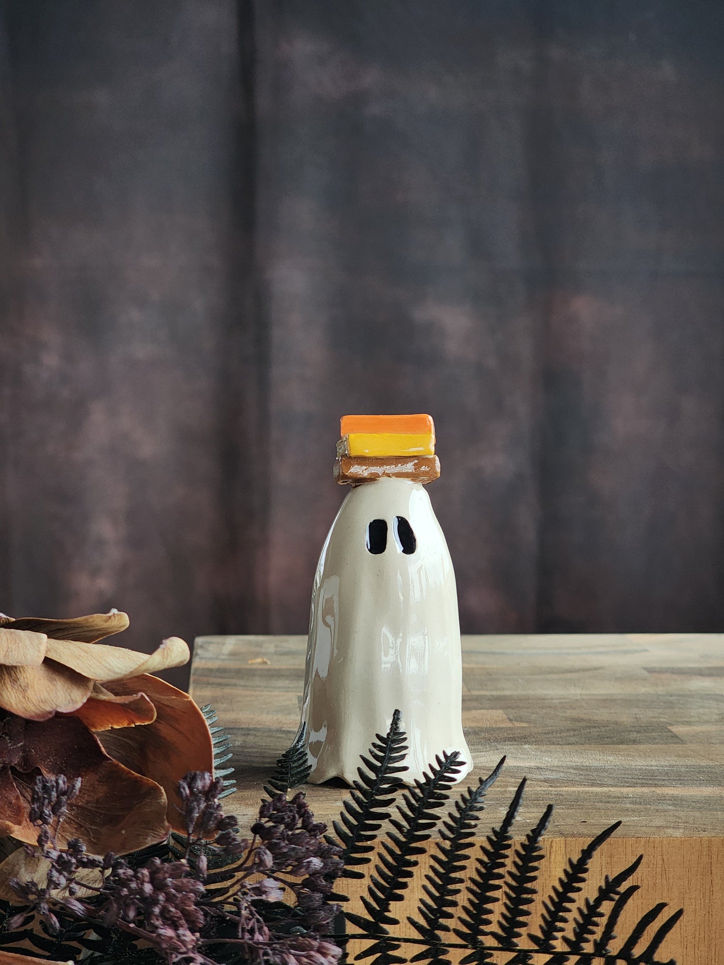 Bookish Boo Ceramic Ghost -3