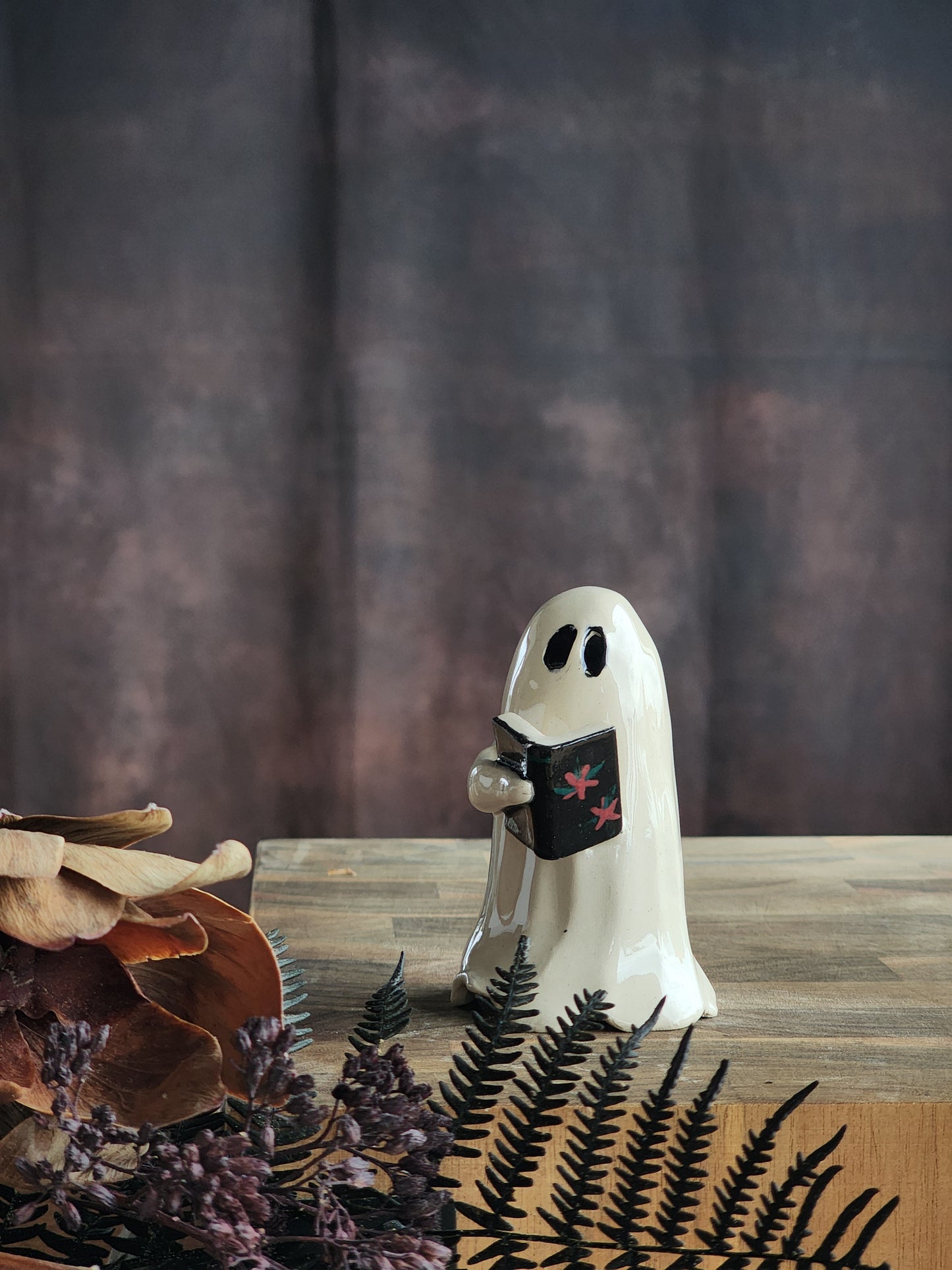 Bookish Boo Ceramic Ghost -6