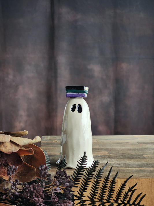 Bookish Boo Ceramic Ghost -8