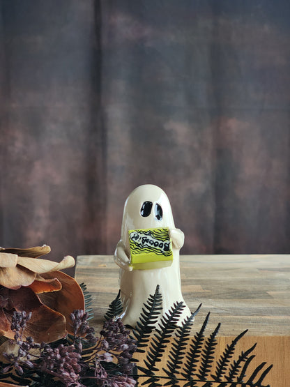 Bookish Boo Ceramic Ghost -8008135