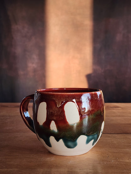 Drippy Skull Mug - Lava Lake