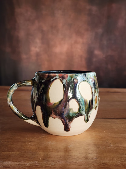 Drippy Skull Mug - Secret Garden After Dark