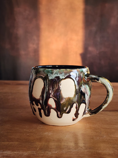 Drippy Skull Mug - Secret Garden After Dark