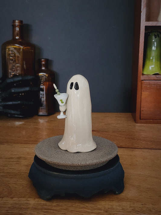 Scare-Tini- Ceramic Ghost