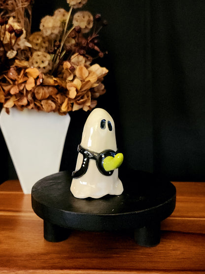 Strap on - Ceramic Ghost or ring holder