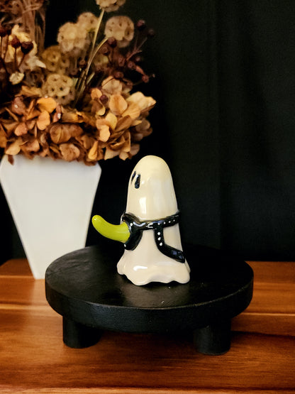 Strap on - Ceramic Ghost or ring holder