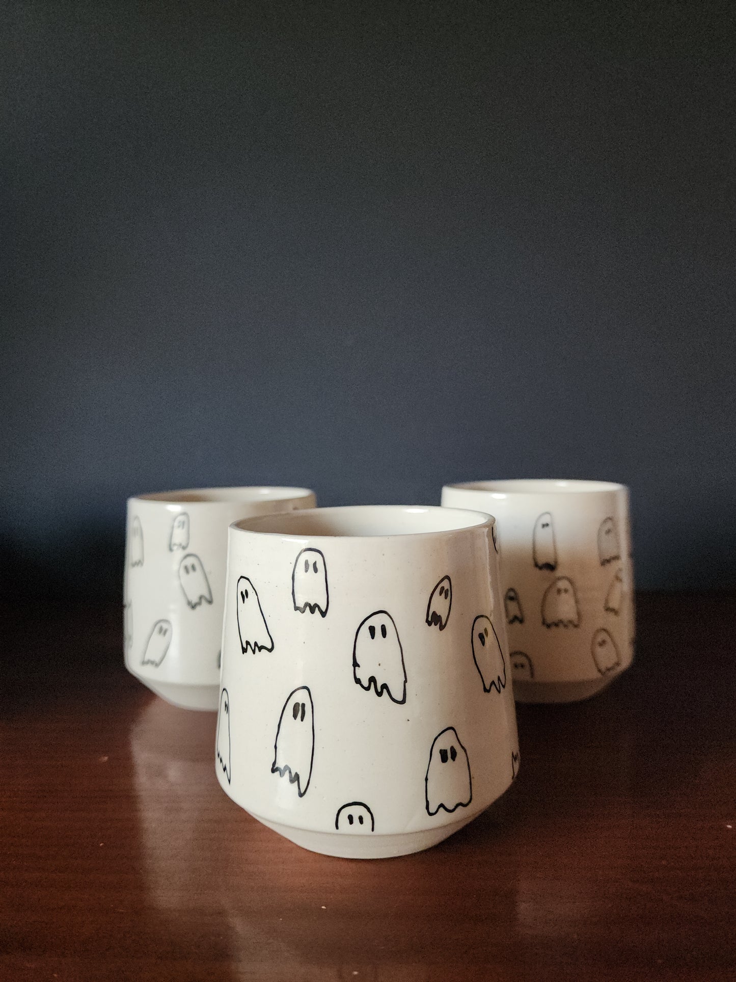 Ghost doodle tumbler