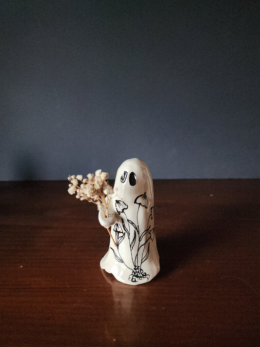 Bud Vase 1 - Ceramic Ghost