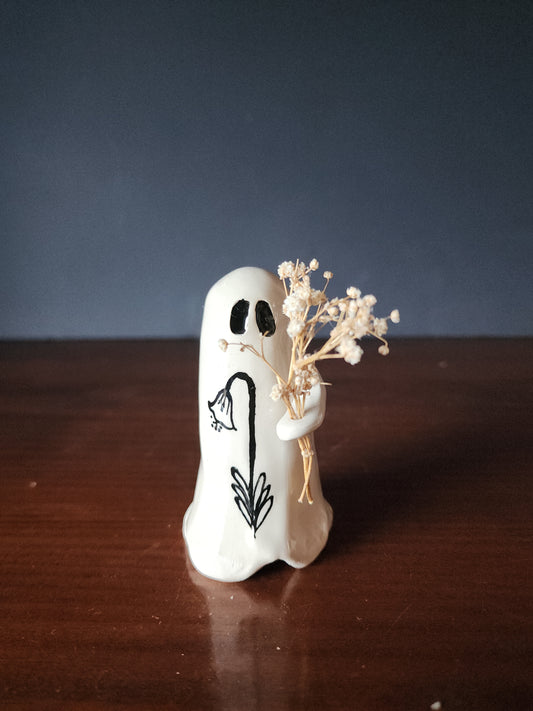 Bud Vase 2 - Ceramic Ghost