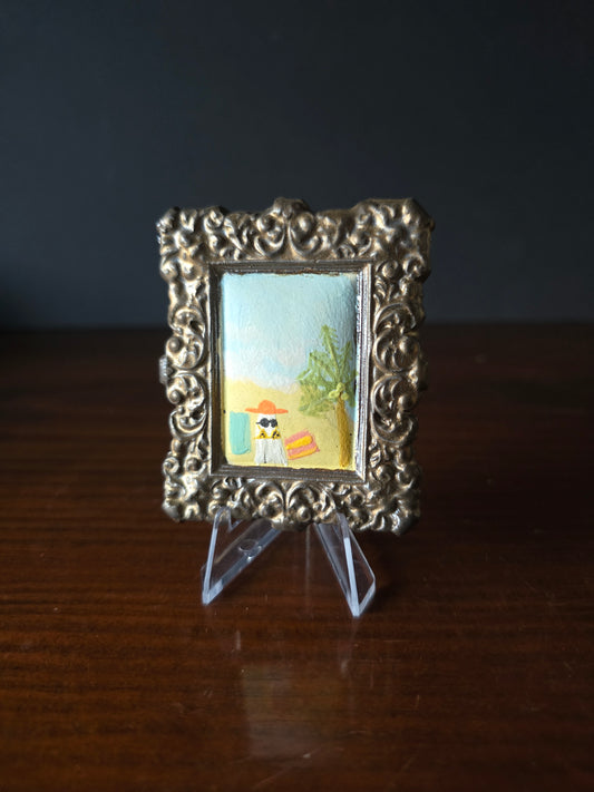 Beach Boo - Ceramic Ghost Portrait