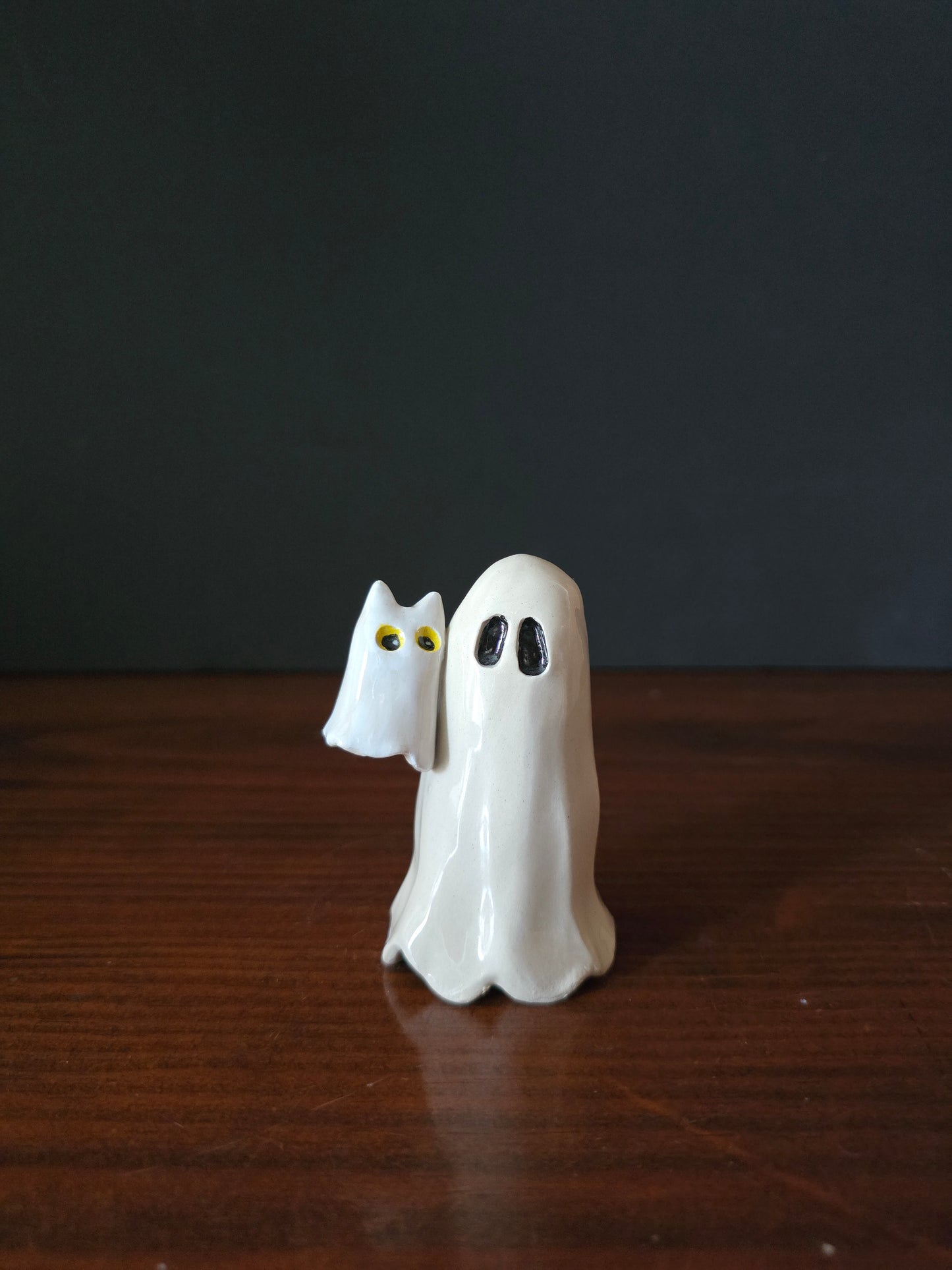 Ghost Pet - Yellow-eyed - Ceramic Ghost