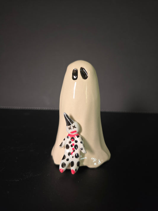 Clown 6-  Ceramic Ghost