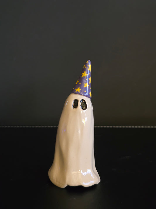 Wizard Hat - Ceramic Ghost