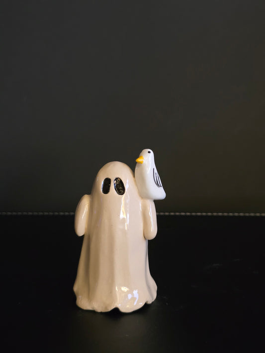 Seagull Familiar -  Ceramic Ghost