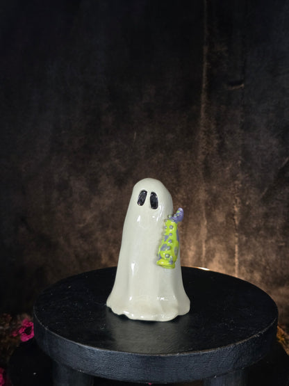 Tentacle Toy - Ceramic Ghost