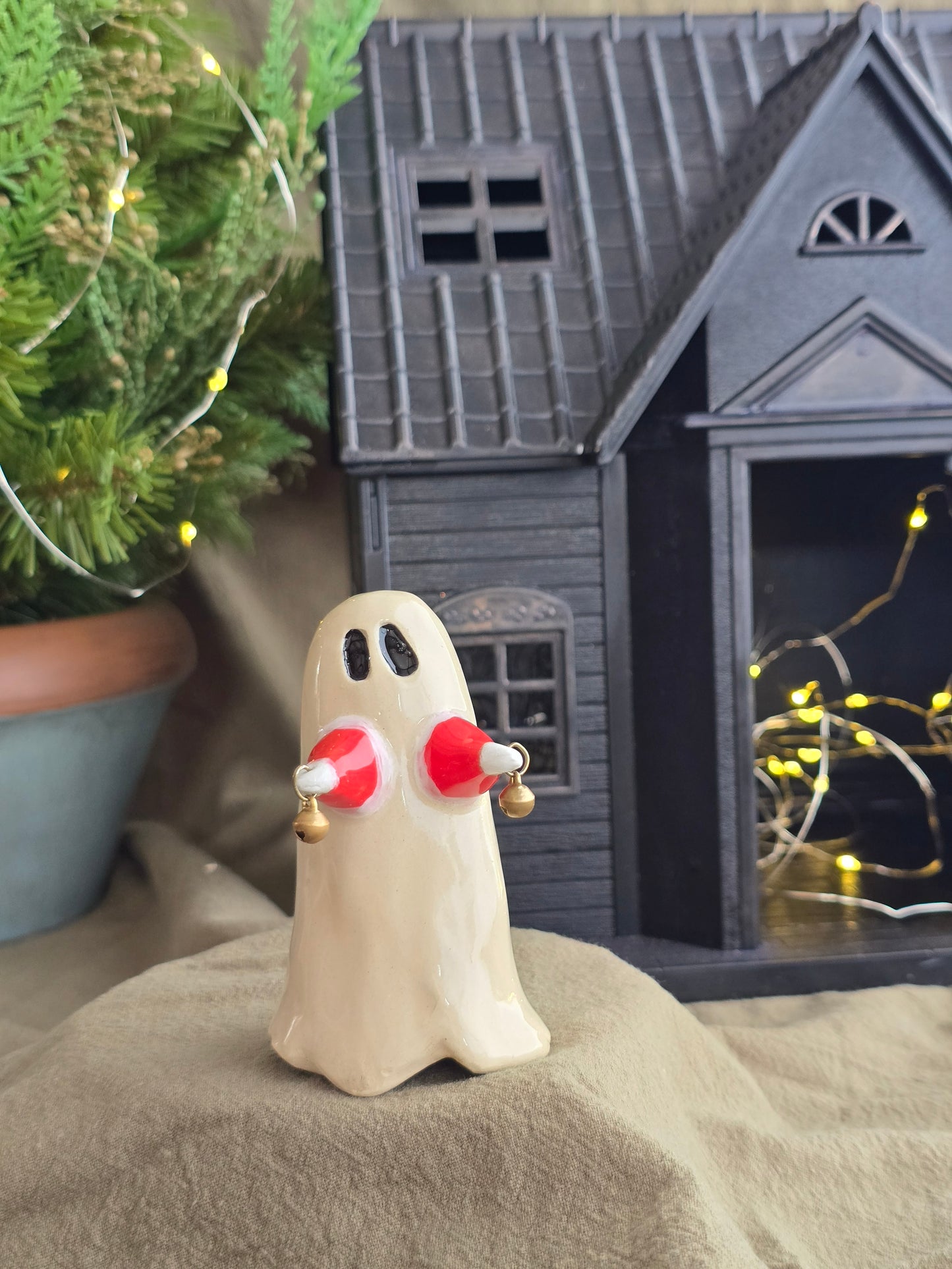 MrsClaus After Dark Ceramic Ghost