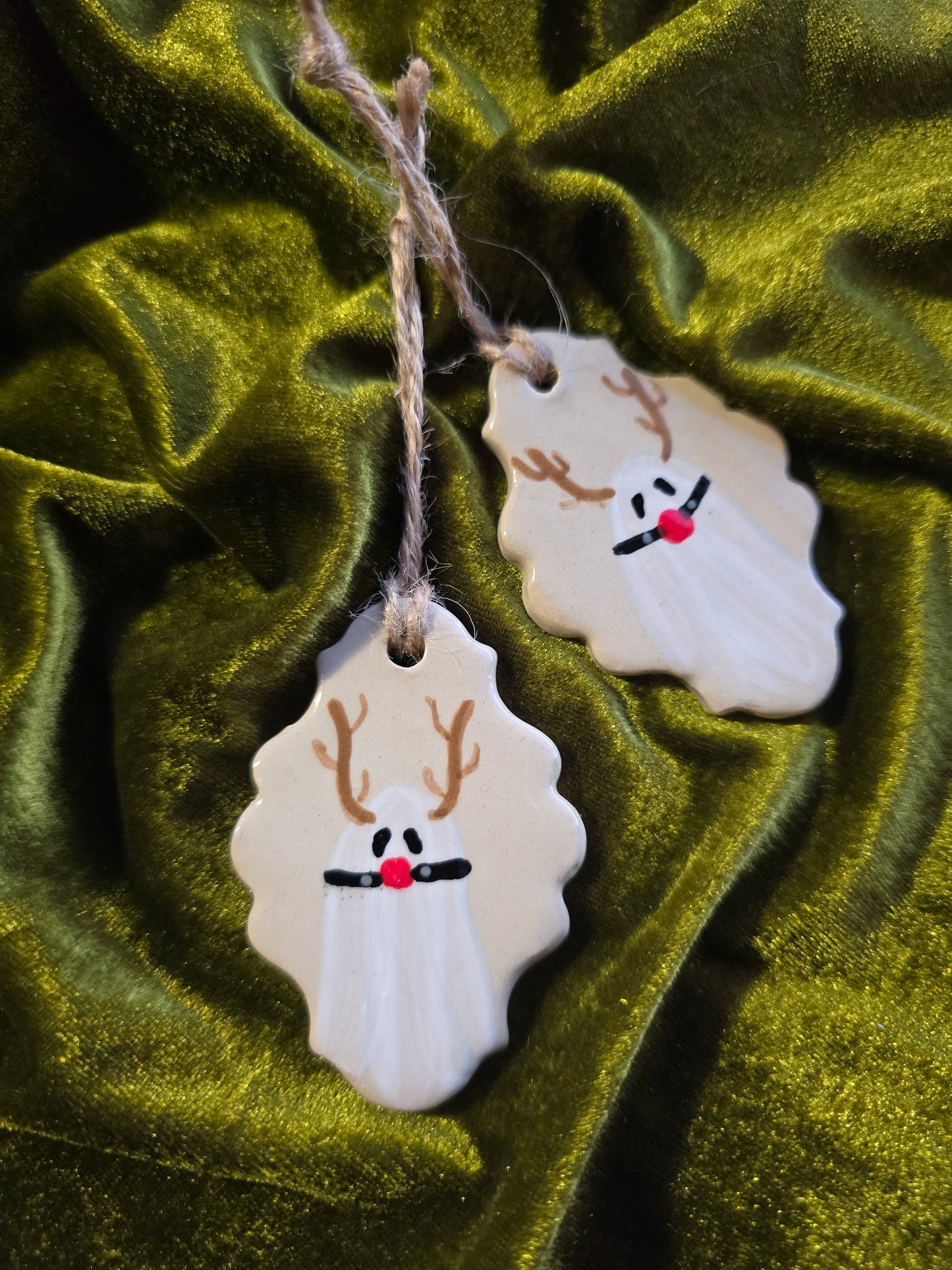 Naughty Rudolf ornament