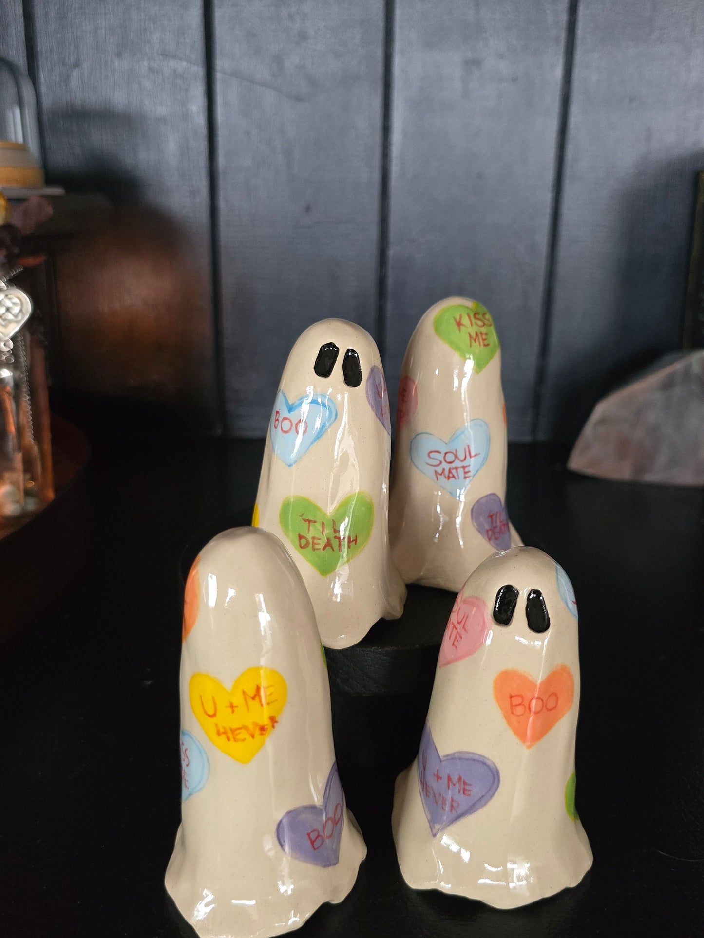 Candy Hearts - Ceramic ghost