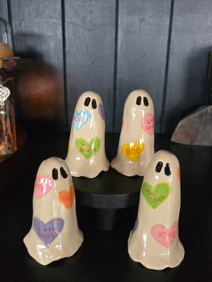 Candy Hearts - Ceramic ghost