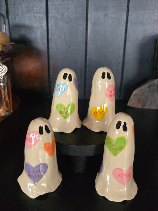 Candy Hearts - Ceramic ghost