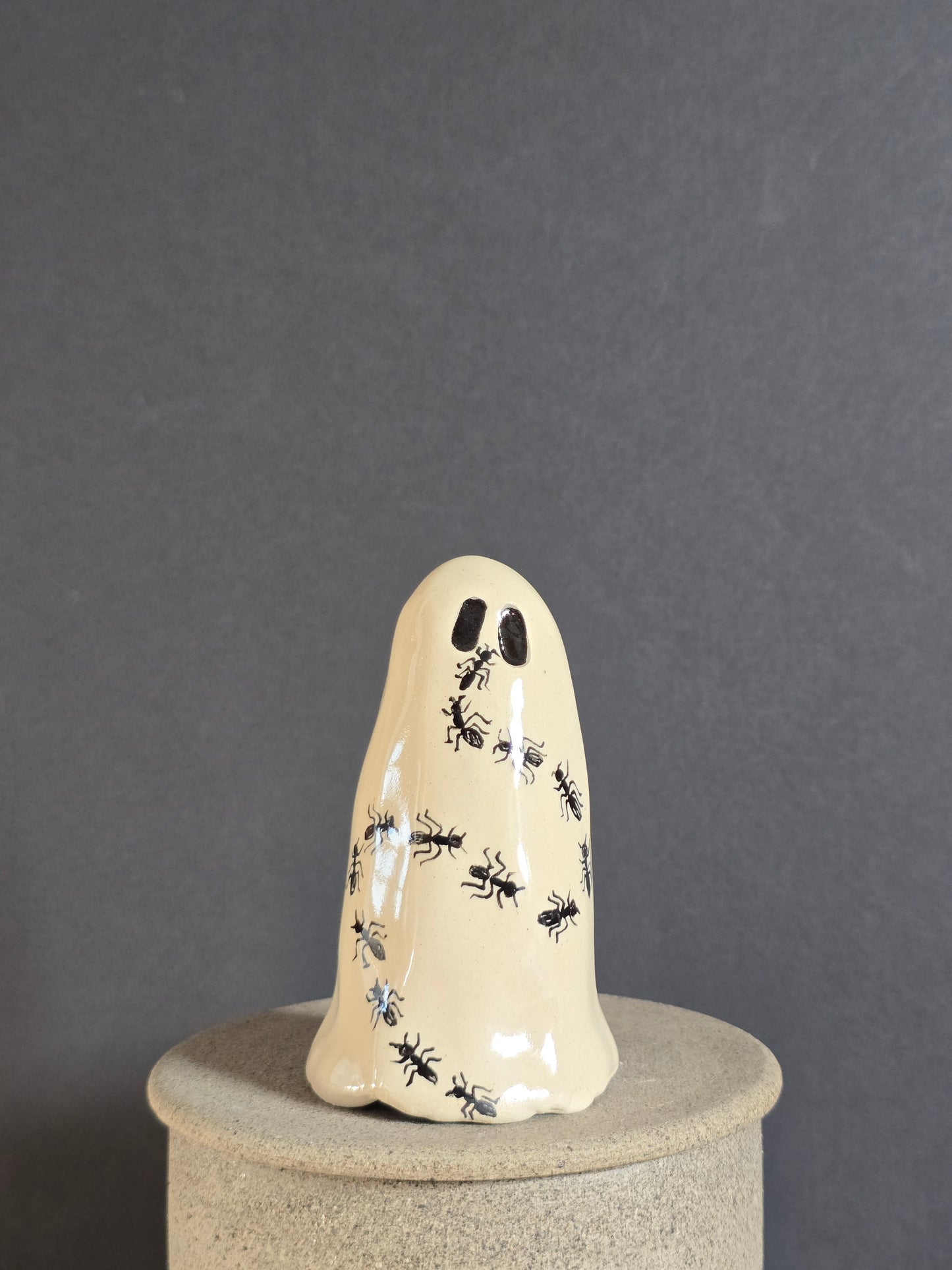 Ants No pants 2- Ceramic Ghost
